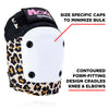 187-Moxi-Pads-Six-Protective-Pack-Leopard-Knee-Guard-Detail