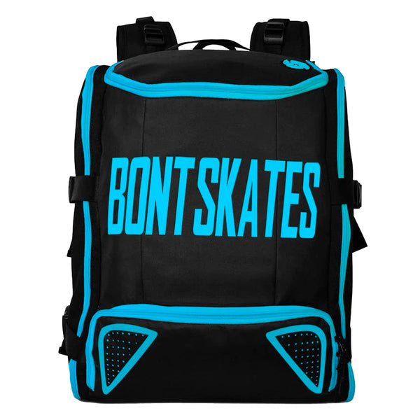 Bont-Backpack-Black-Blue-Front-View