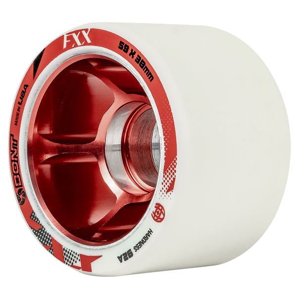 Bont-FXX-Vol12-Derby-59mm-92a-Wheels-White-Wheel-Red-Hub