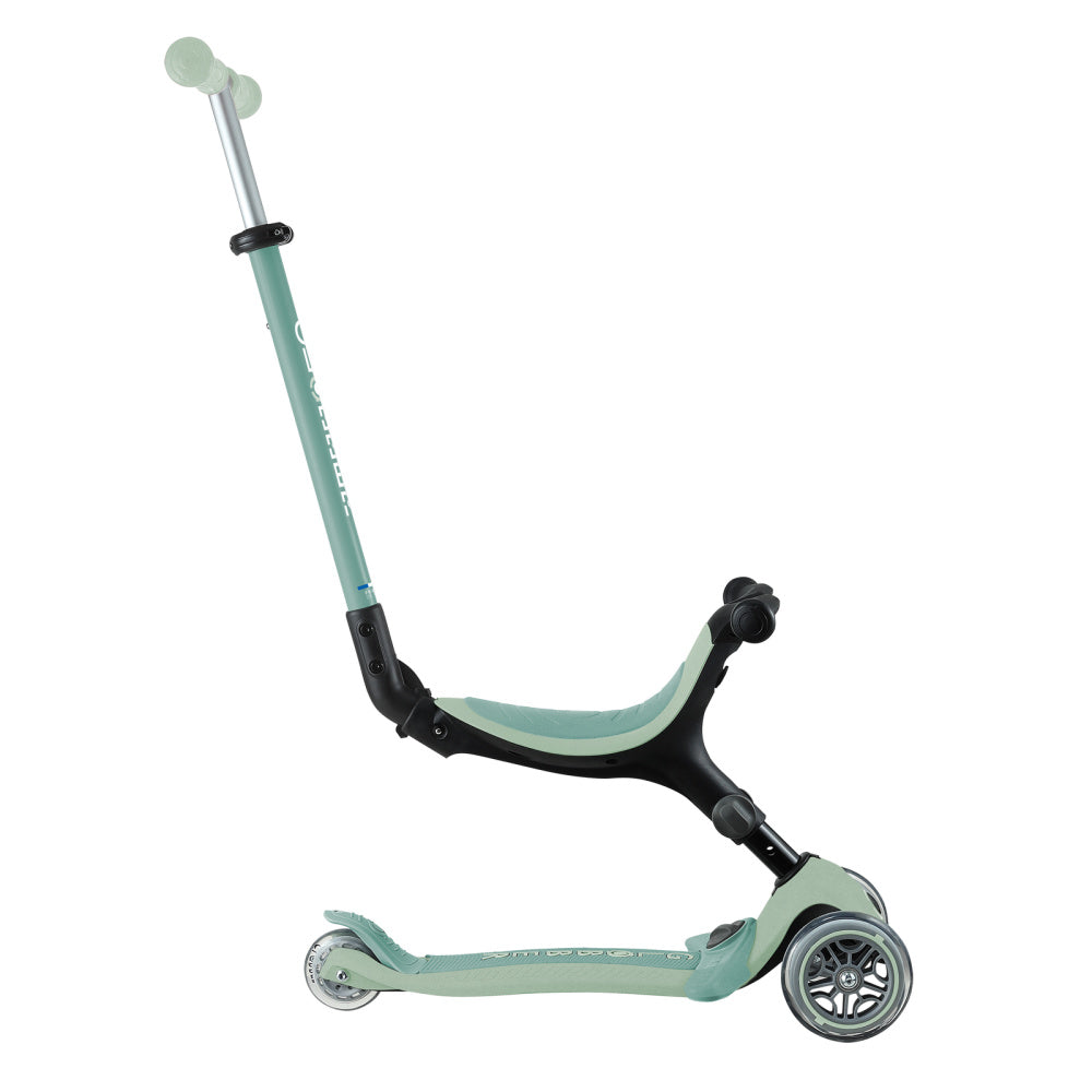 Globber-Ecologic-Go-Up-Scooter-Ride-On-With-Parent-Bar-Green