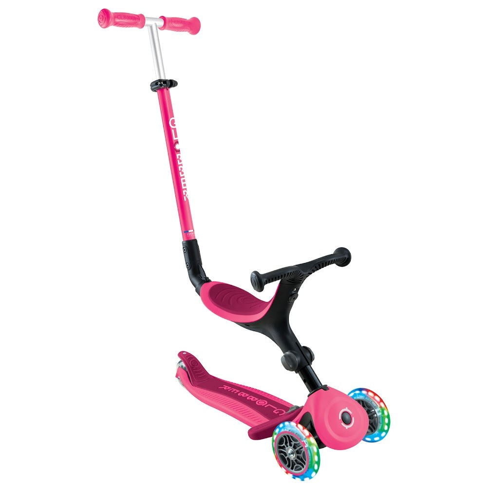 Globber-Go-Up-Active-Lights-Foldable-Scooter-Fuchsia-Main