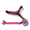 Globber-Go-Up-Active-Lights-Foldable-Scooter-Fuchsia-Solo-Riding