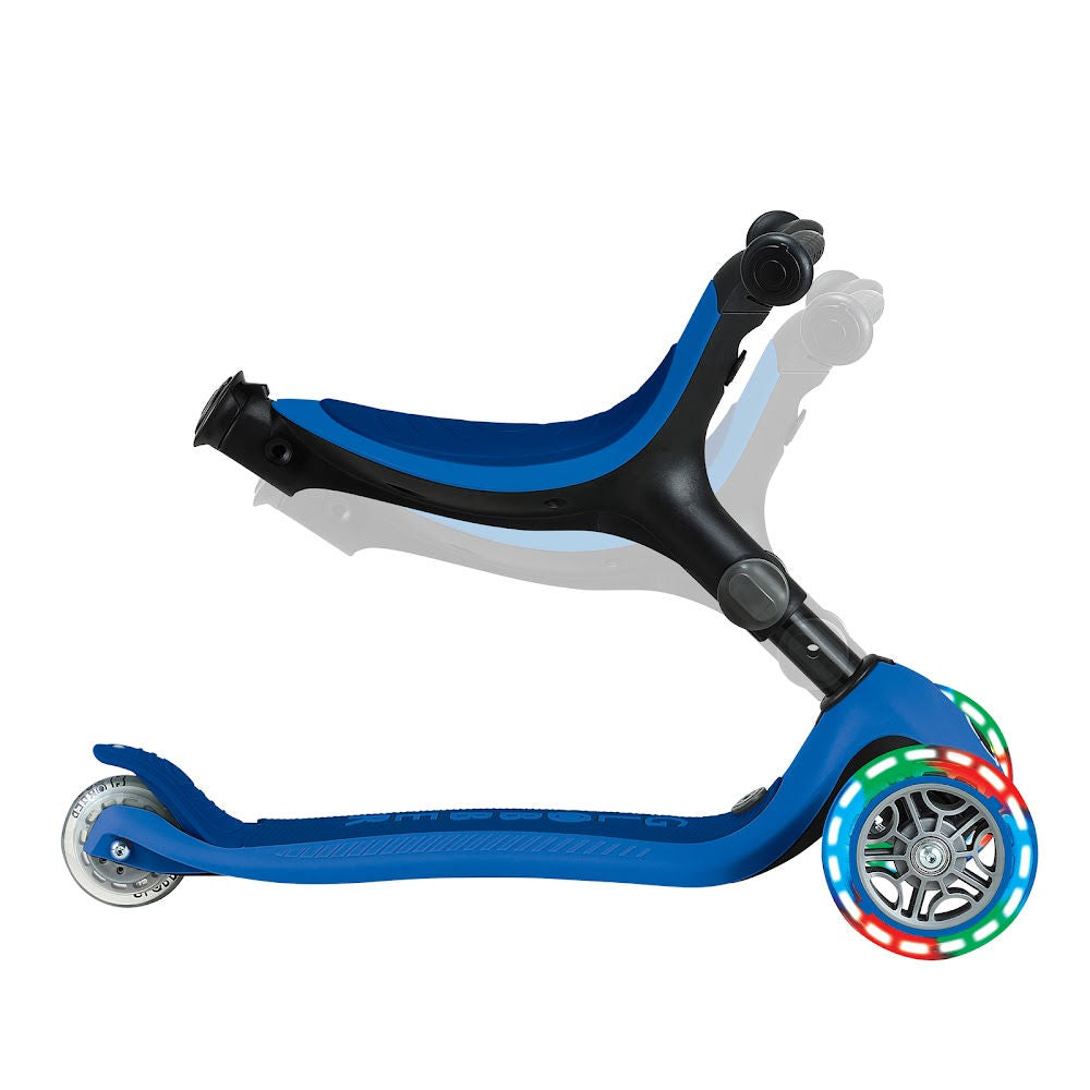 Globber-Go-Up-Active-Lights-Foldable-Scooter-Navy-Blue-Riding-Solo