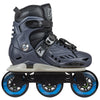 Kaltik-Inline-Skate-Cross-Bundle-Steel-Blue-3-Wheel-Inline-Skate-Side-View