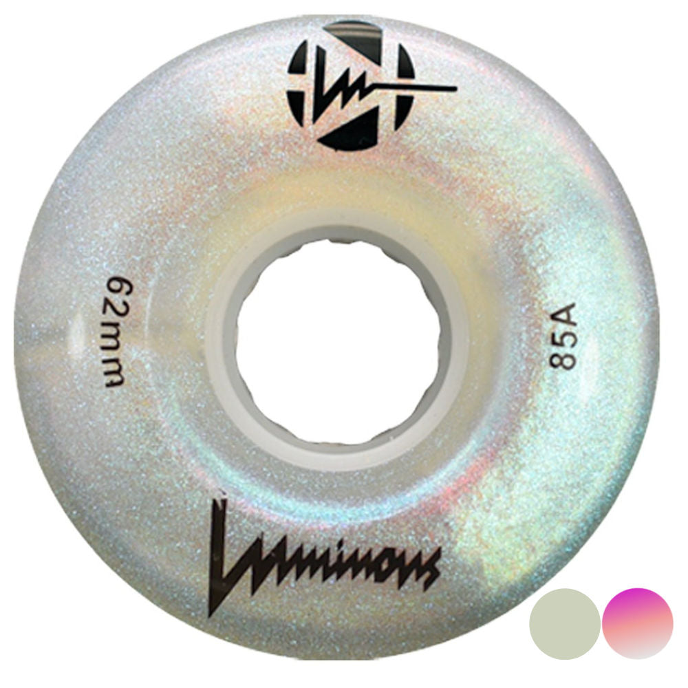 LUMINOUS-LED-Quad-62mm-Wheel-Glitter-Colour-Options
