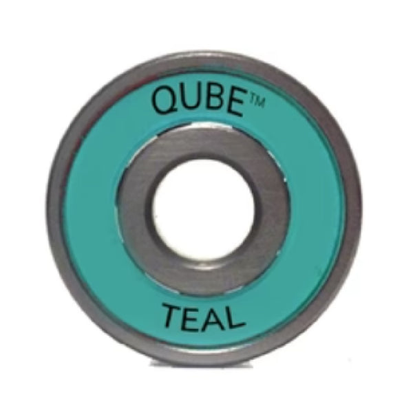 QUBE-Juice-Bearings-16pack-teal-Single-Bearing