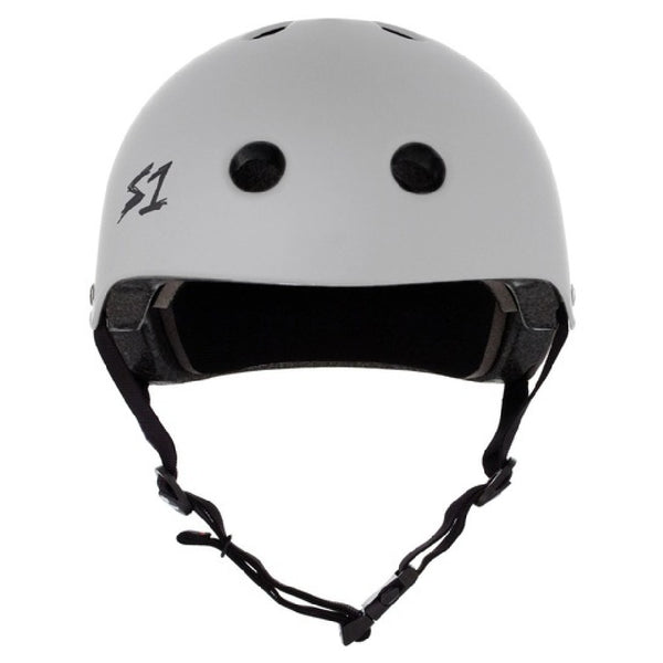 S-One-Lifer-Skate-Helmet-Grey-Front