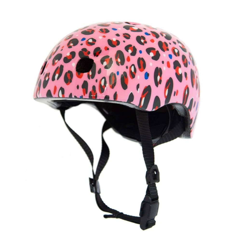 Micro-Kid- Patterned-Adjustable-Helmet-Leopard