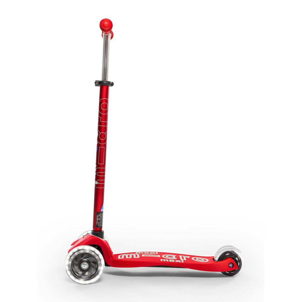Micro-Maxi-Deluxe-LED-Scooter-Red-Side