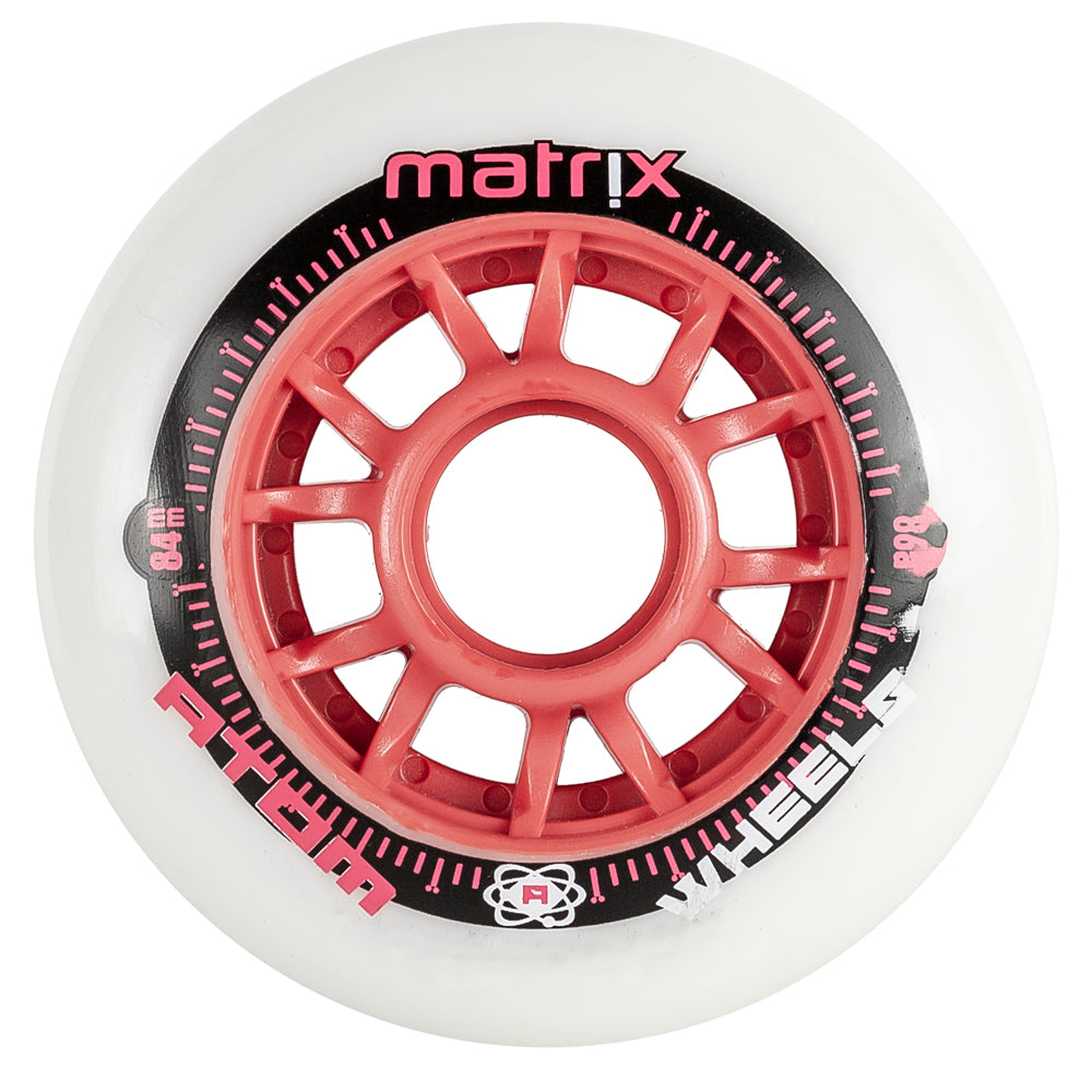 ATOM-Matrix-84mm-Inline-Roller-Speed-Skate-Wheel-Pink