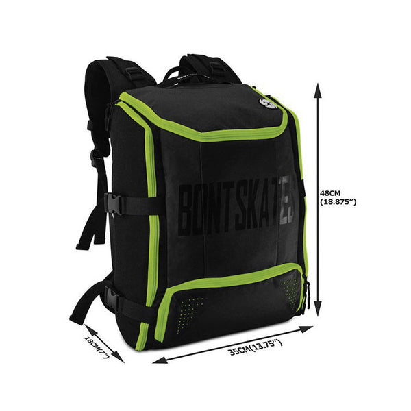 BONT-Backpack-Black/Green-Black/Green-dimensions