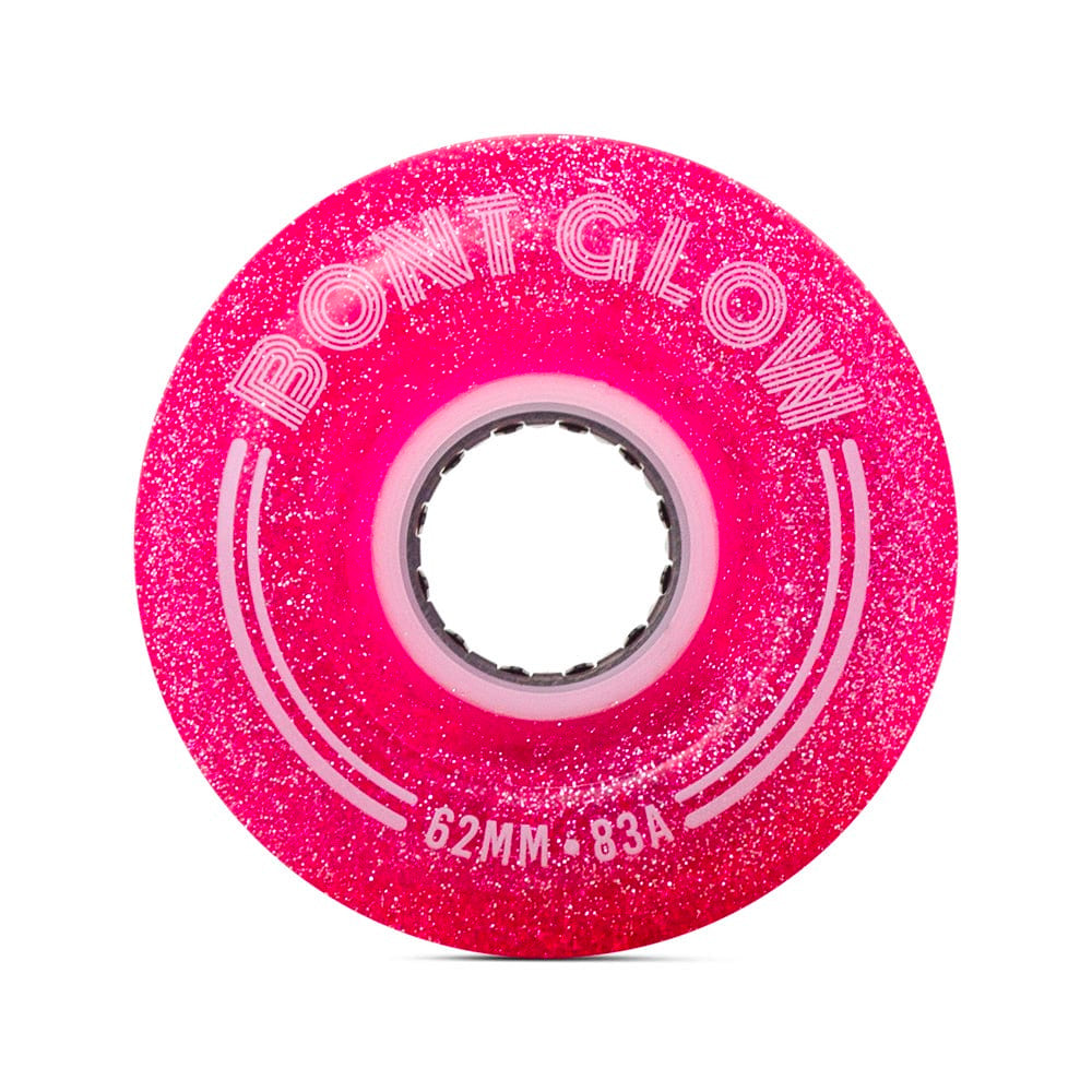 Bont-Glow-LED-Quad-Wheel-Love-Letter-Pink-Front