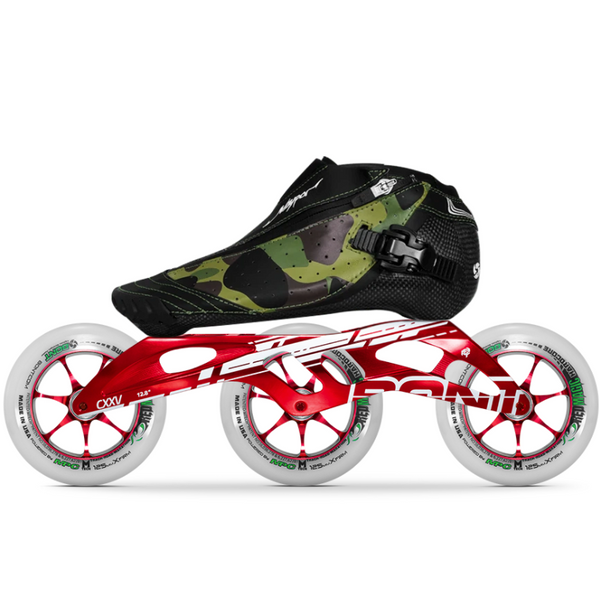 Bont Vaypor 7005, 3 x 125mm Inline Speed Skate Package - Speed Inline Skates - Speed Inline Skates For Sale
