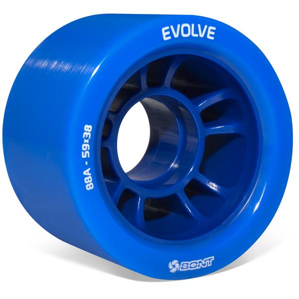BONT-Evolve-Derby-Quad-Wheel-59mm-88a-Blue