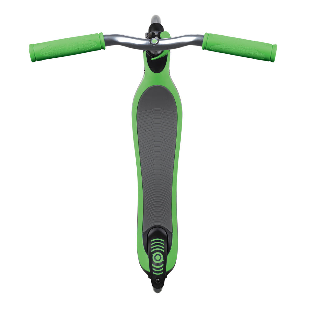 Globber-Flow-125-Scooter-Black-Green-Top-View