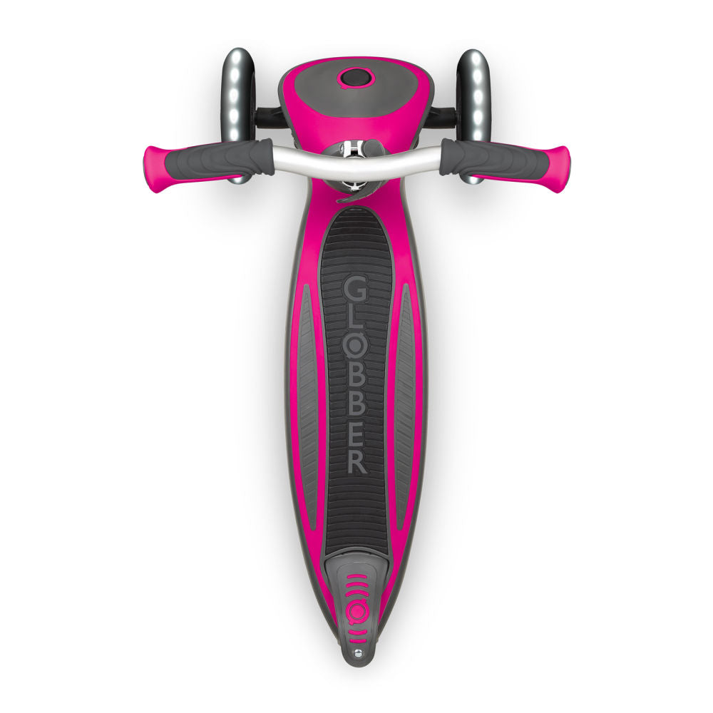 Globber-Master-Lights-Scooter-Pink-Top-View