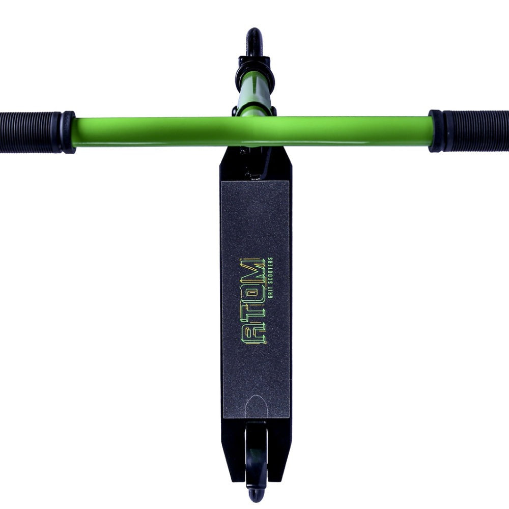 Grit-Atom-Scooter-22-Black-Green-Top-View