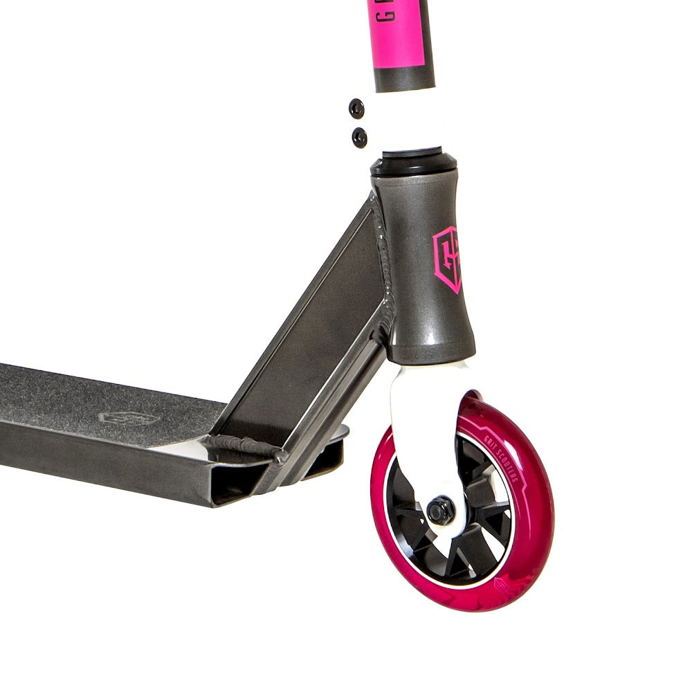 Grit-Fluxx-Pro-Stunt-Scooter-110mm-Grey-Pink-Fork-View
