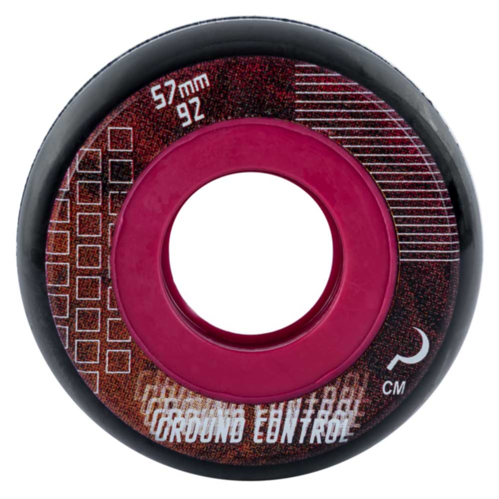 Ground-Control-CM-Wheel-57mm-92a-Black-Wheel-Red-Core