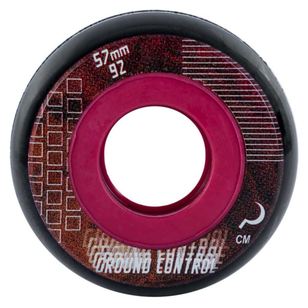Ground-Control-CM-Wheel-57mm-92a-Black-Wheel-Red-Core