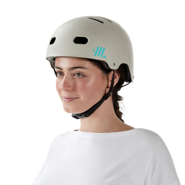 Headlokt-Helmet-White-Showing-Being-Worn-On-Head