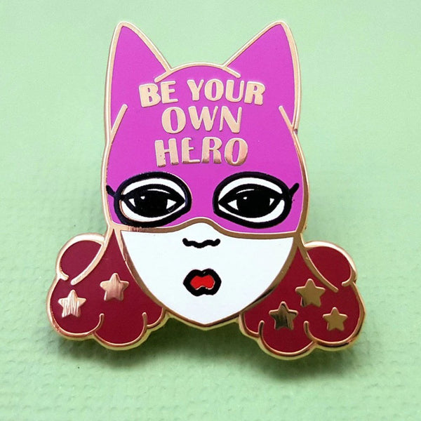 JUBLY-UMPH-Be-Your-Own-Hero-Lapel-Pin