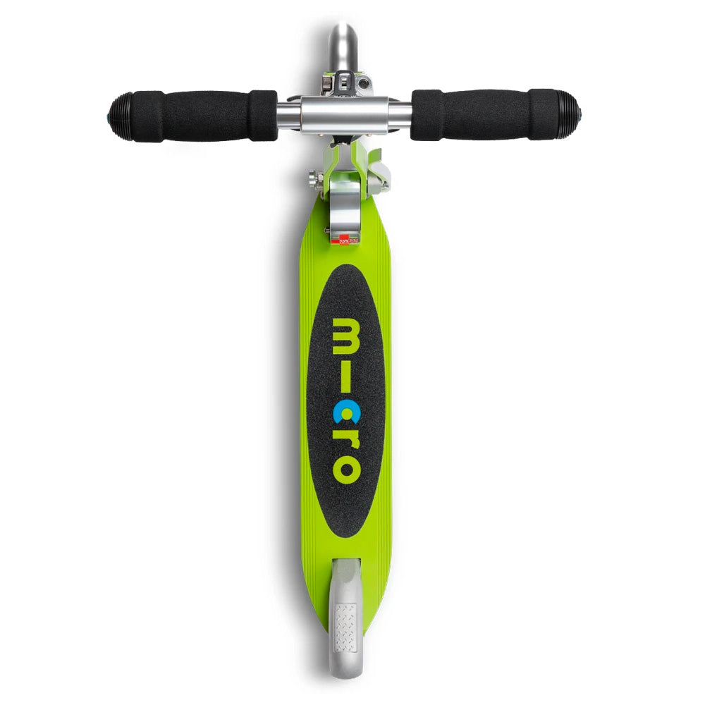 Micro-Sprite-LED-Kick-Scooter-Chartreuse-Top-View