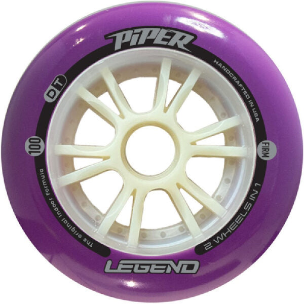 Piper-Legend-Firm-100mm-Purple-Speed-Wheel-Front-View