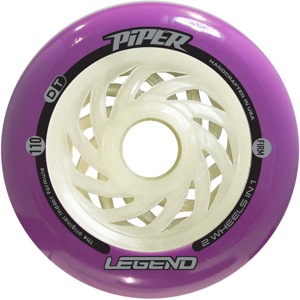 Piper-Legend-Firm-110mm-Purple-Inline-Speed-Wheel-Front-View