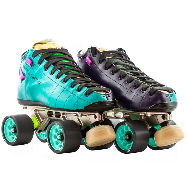 Riedell-Solaris-Arius-Custom-Roller-Skate-Boot-Pair