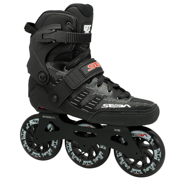 Seba-GT-310-Inine-Skate-Black-Front-View