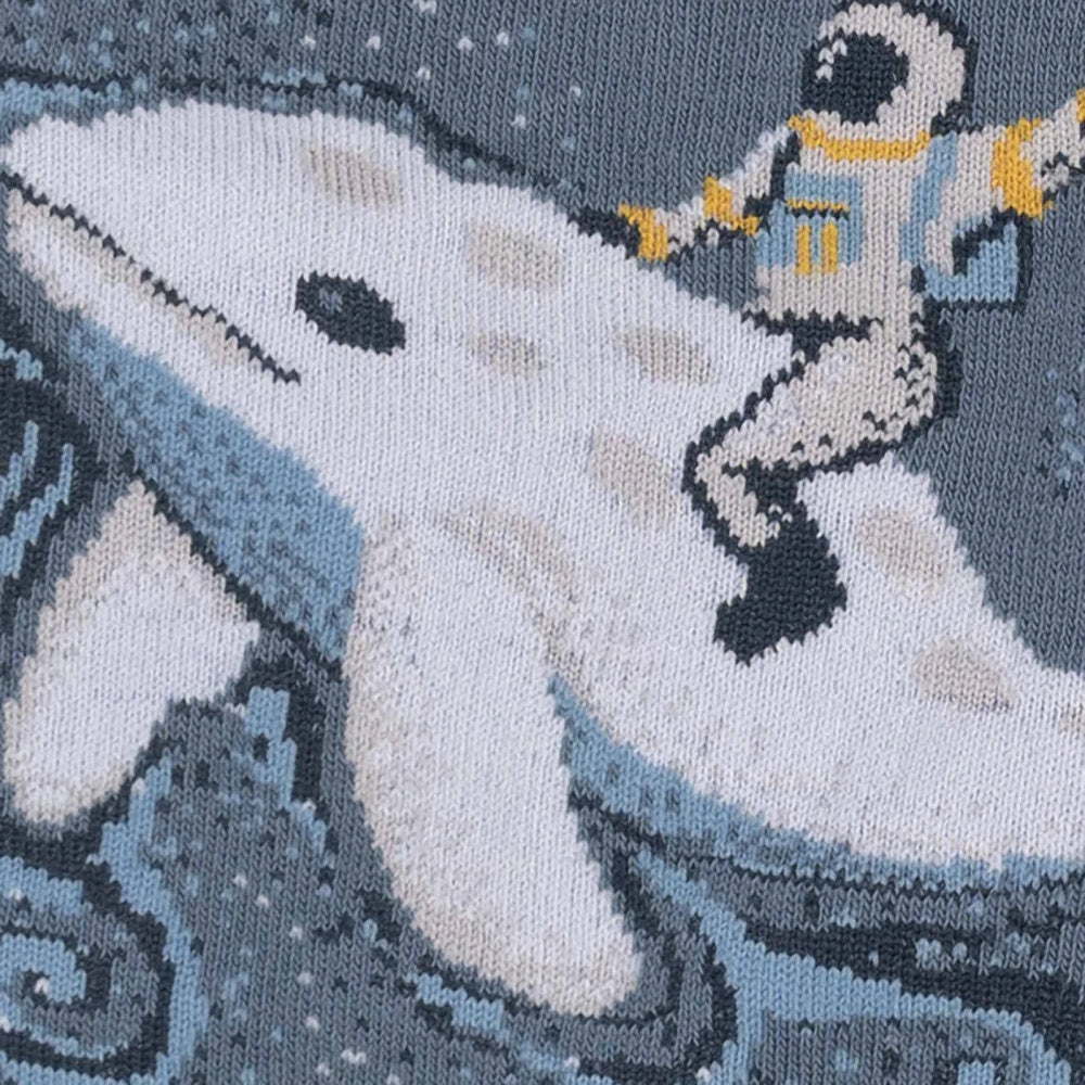 Sock-It-To-Me-Crew-Mens-Socks---Cosmic-Cetacean-Detail