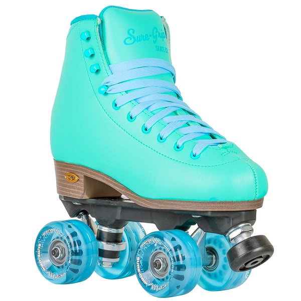 Sure-Grip-Fame-Roller-Skate-Outdoor-Motion-Wheels-Blue-Dream