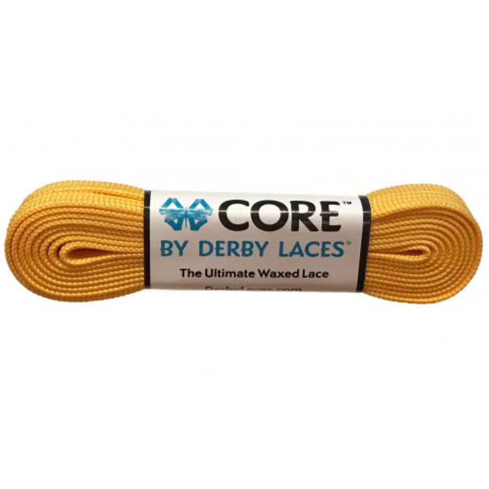 Derby Laces Core 6mm skate laces yellow