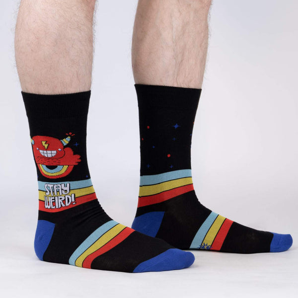 Sock-It-To-Me-Mens-Crew-Sock-Stay-Weird-legs