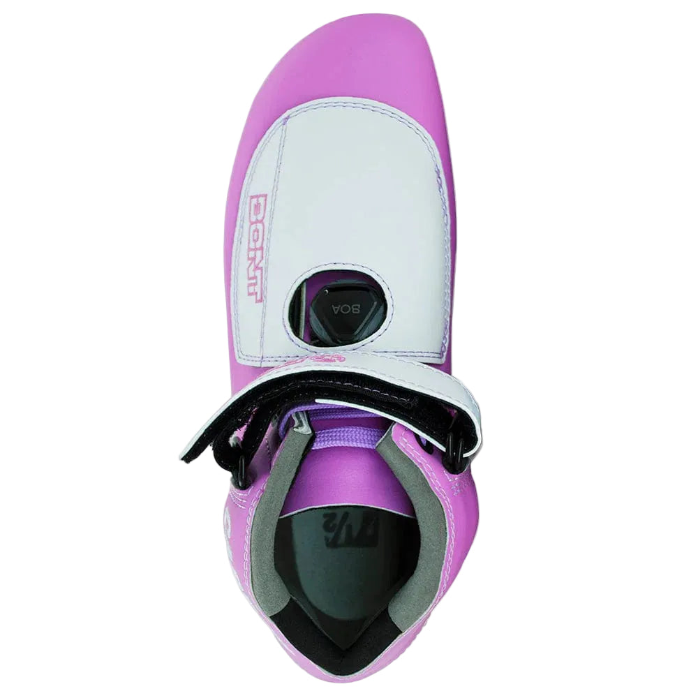 BONT-Patriot-Carbon-Boa-S-boot-Purple-White-Top-View