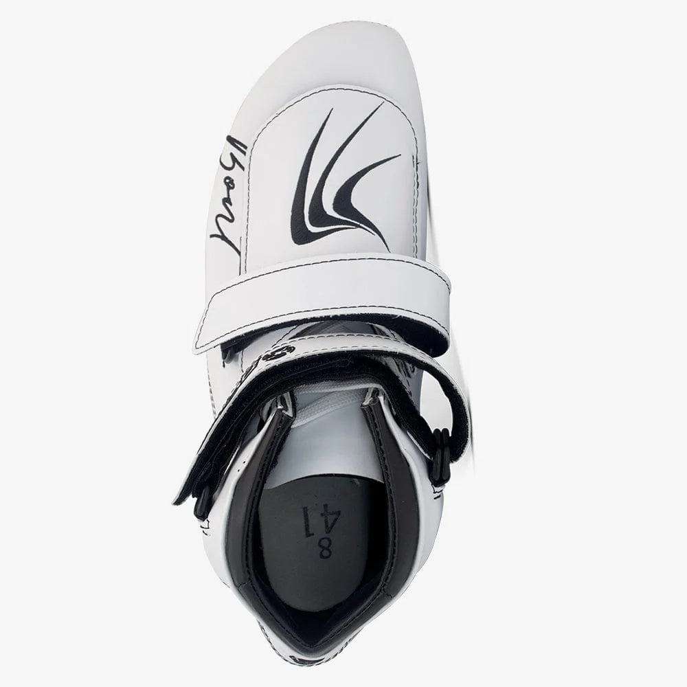 Bont-BNT-Short-Track-Boot-White-Top-View