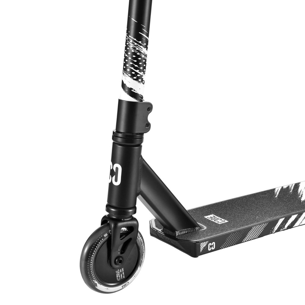 CORE-CB1-Beginner-Stunt-Scooter-Black_White-Close-Up-View