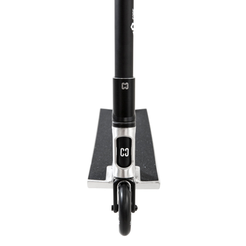 CORE-ST3-Street-Scooter-Front-View-Black-Polished