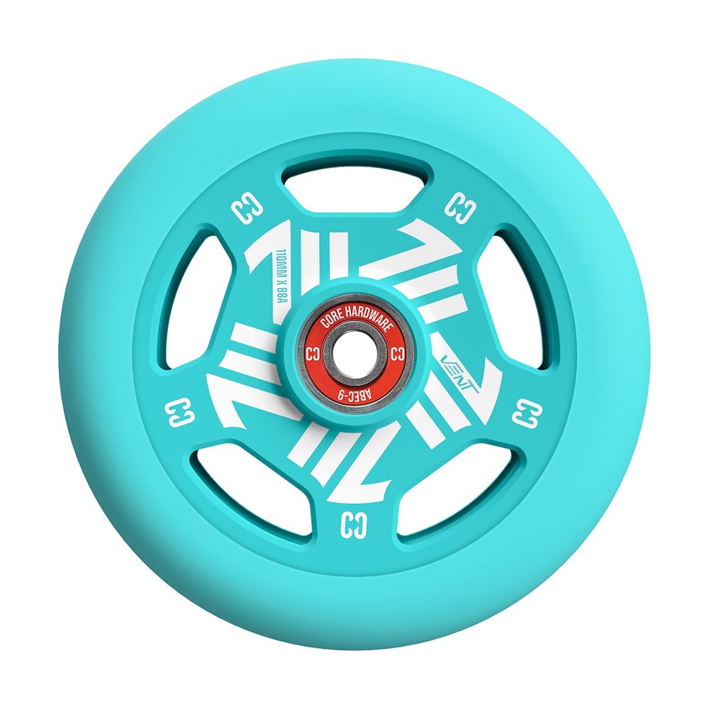 CORE-Vent-Hollow-110mm-Pro-Scooter-Wheel-Mint