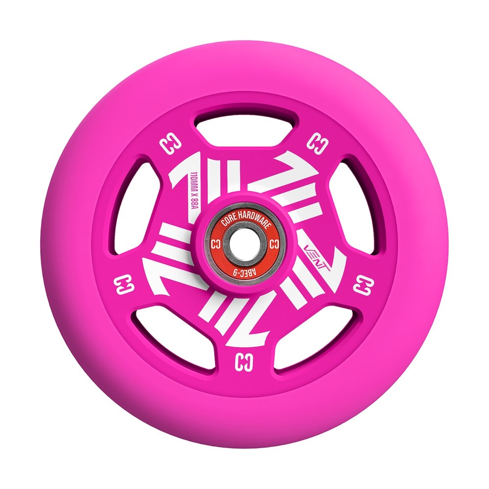 CORE-Vent-Hollow-110mm-Pro-Scooter-Wheel-Pink