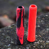 Core-Pro-Scooter-Handgrips-Soft-170mm-Lava-Black-Red-Pair-Outside