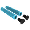 Core-Skinny-Boy-Scooter-Handgrips-Soft-170mm-Teal-Pair-With-Bar-Plugs