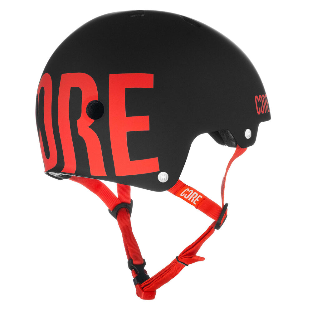 Core-Street-Helmet-Black-Red-Rear