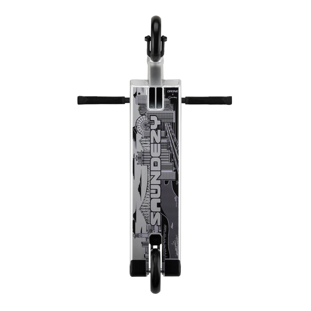 Drone-Element-Kai-Saunders-Saundezy_-Signature-Complete-Scooter-Silver-Top-View