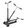 GLOBBER-Ultimum-3-Wheel-Scooter-Black-Showing-Handlebar-Height-Folding