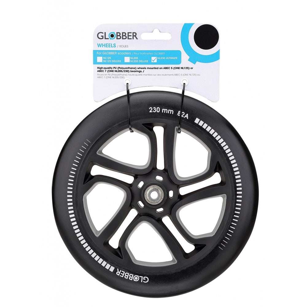 Globber-230mm-scooter-wheel-Black