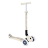 Globber-Ecologic-3-Wheel-Primo-Foldable-Lights-Anodised-Scooter-Coconut