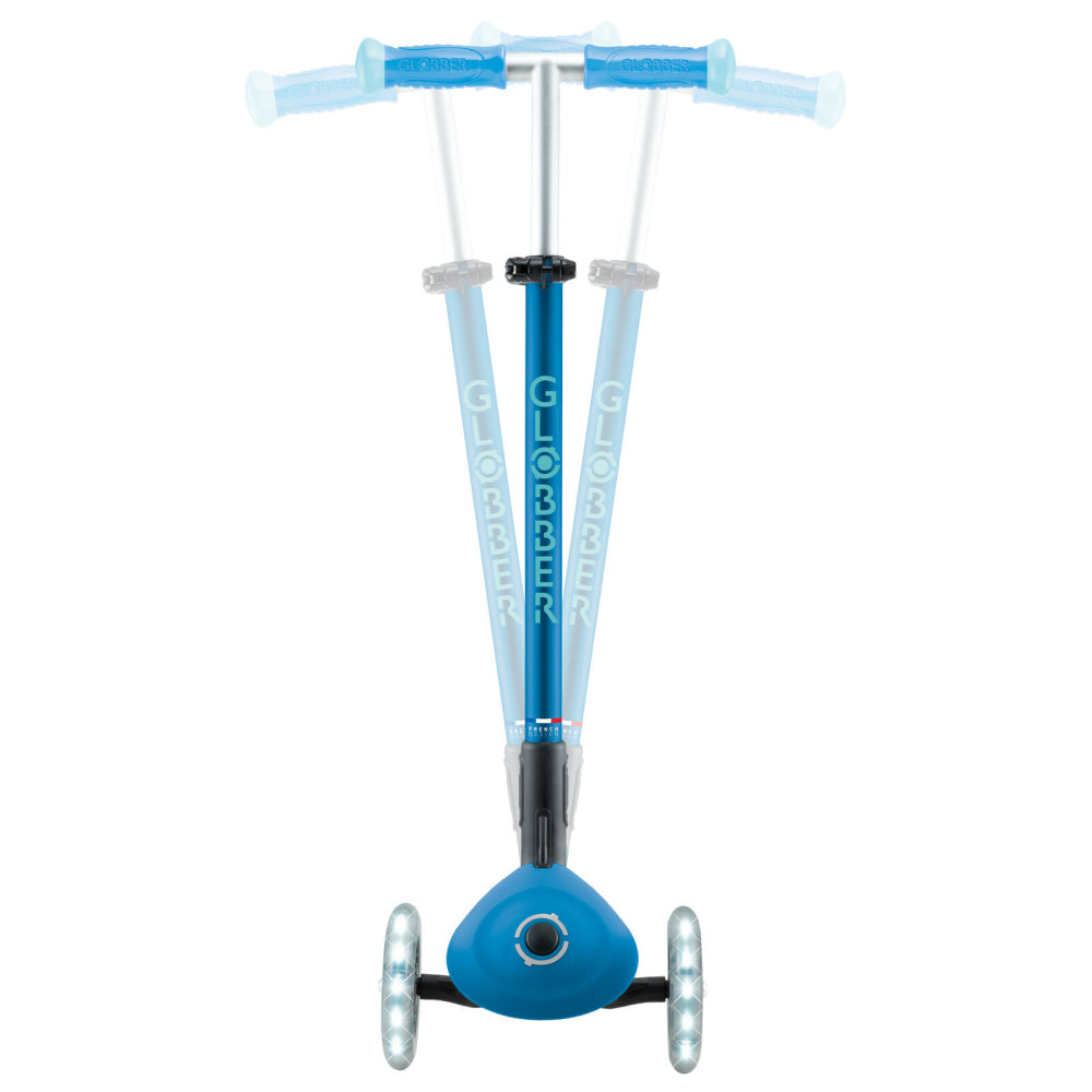 Globber-Elite-Glow-Lights-Blue-Handlebar-Movement