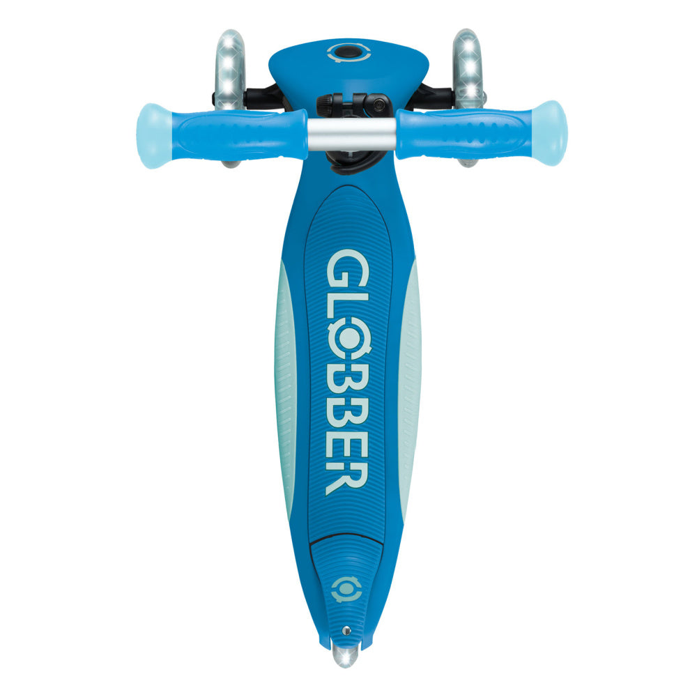 Globber-Elite-Glow-Lights-Blue-Top-View